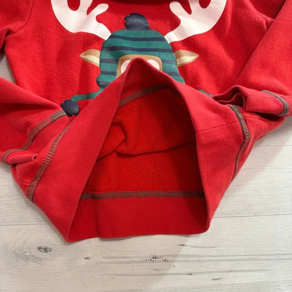 Boys rock reindeer sweatshirt size‎ 5